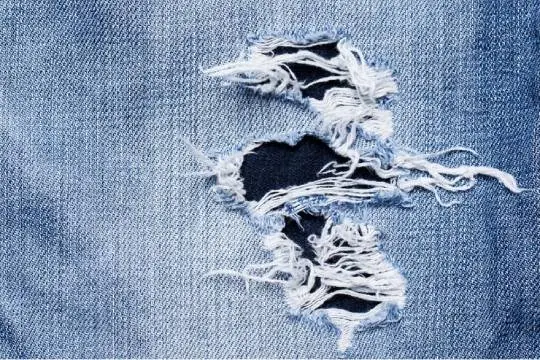 crushed denim